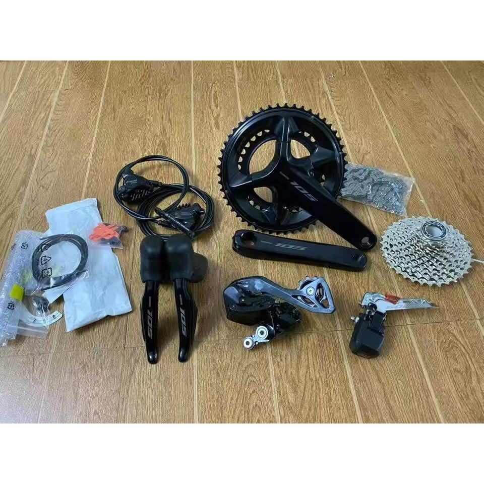 ชุดเกียร์ไฟฟ้าเสือหมอบ shimano 105 Di2 12sp (ใหม่ถอด)