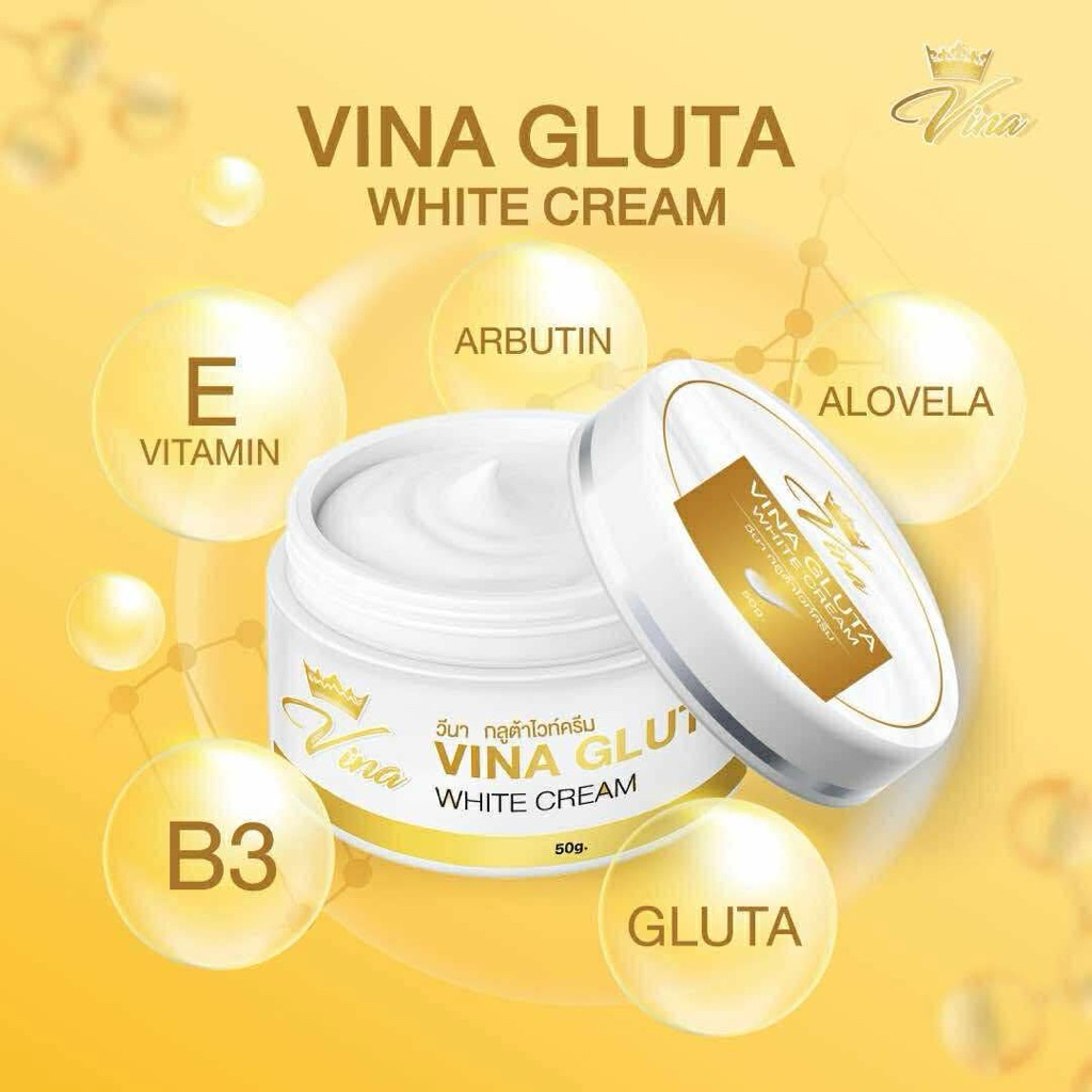 อีบูปูเต๊ะ วีนา 1 แถม 1 กลูต้าไวท์ ครีม | IBU PUTEH VINA GLUTA WHITE CREAM | Nonar Beauty