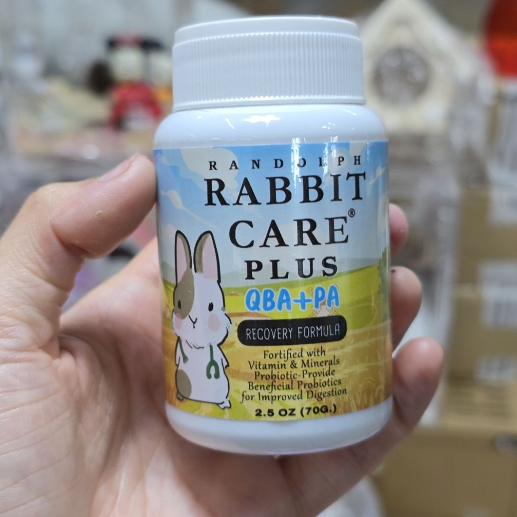 Randolph Rabbit Care อาหารเสริมวิตามินสำหรับกระต่าย สำหรับกระต่ายป่วย กระต่ายที่ต้องการวิตามินเสริม ผงละเอียดป้อนง่าย