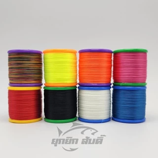 ด้ายมัดเบ็ด พันเบ็ดจิ๊ก พันคันเบ็ด​ หลากหลายสีสัน​(สินค้าส่งจากไทยถึงไว)​