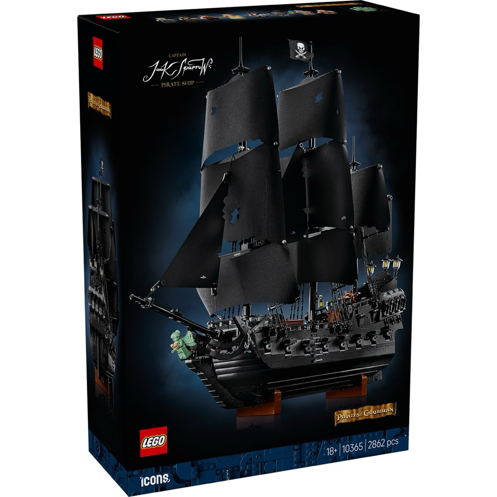 Lego 10365 - Icons Captain Jack Sparrow’s Pirate Ship Black Pearl