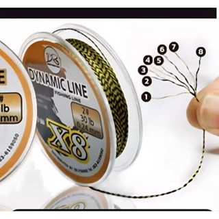 DINAMIC LINE สายลีด สายมัดเบ็ด สายไดนามิก ยาว 10 เมตร สีดำ ทอง DINAMIC LINE LASER
