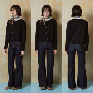 Bemingtop1020(S-XL)-BMG Shiki Knit – คาร์ดิแกนเรียบหรู ดีเทลกระดุม BMG กับกระเป๋าทรงเหลี่ยม