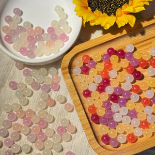 ลูกปัด UV ลูกปัดเปลี่ยนสีได้ ทรงกลม DIY 50 เม็ด