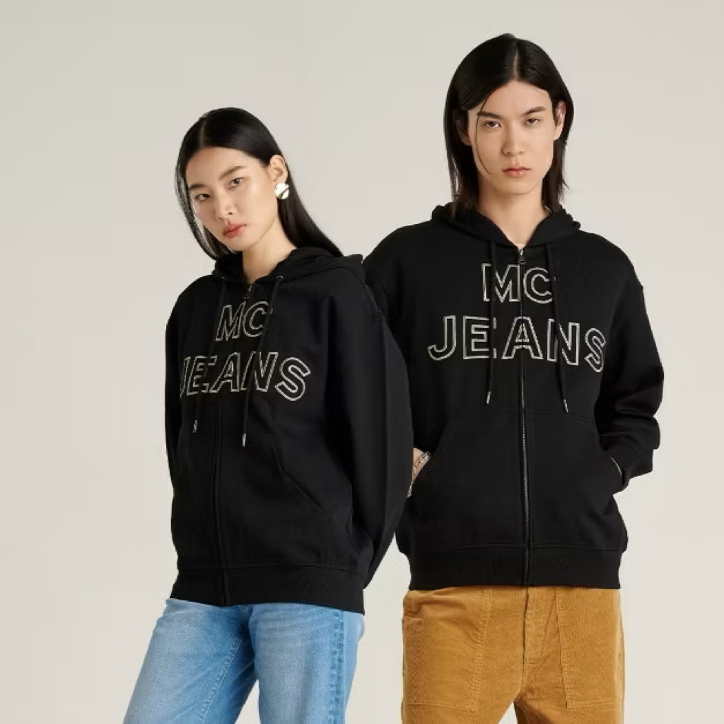 Mc jeans เสื้อกันหนาว ฮู้ดดี้แขนยาว