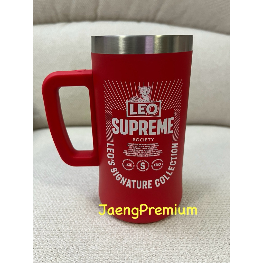 แก้วลีโอสุพรีม leo supreme แก้วเก็บความเย็น ขนาด 20 ออนซ์ สิงห์แท้