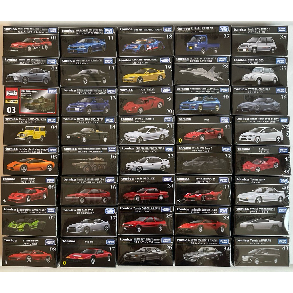 TOMICA PREMIUM TAKARA TOMY ชุดที่ 6 โทมิก้า รถของเล่น