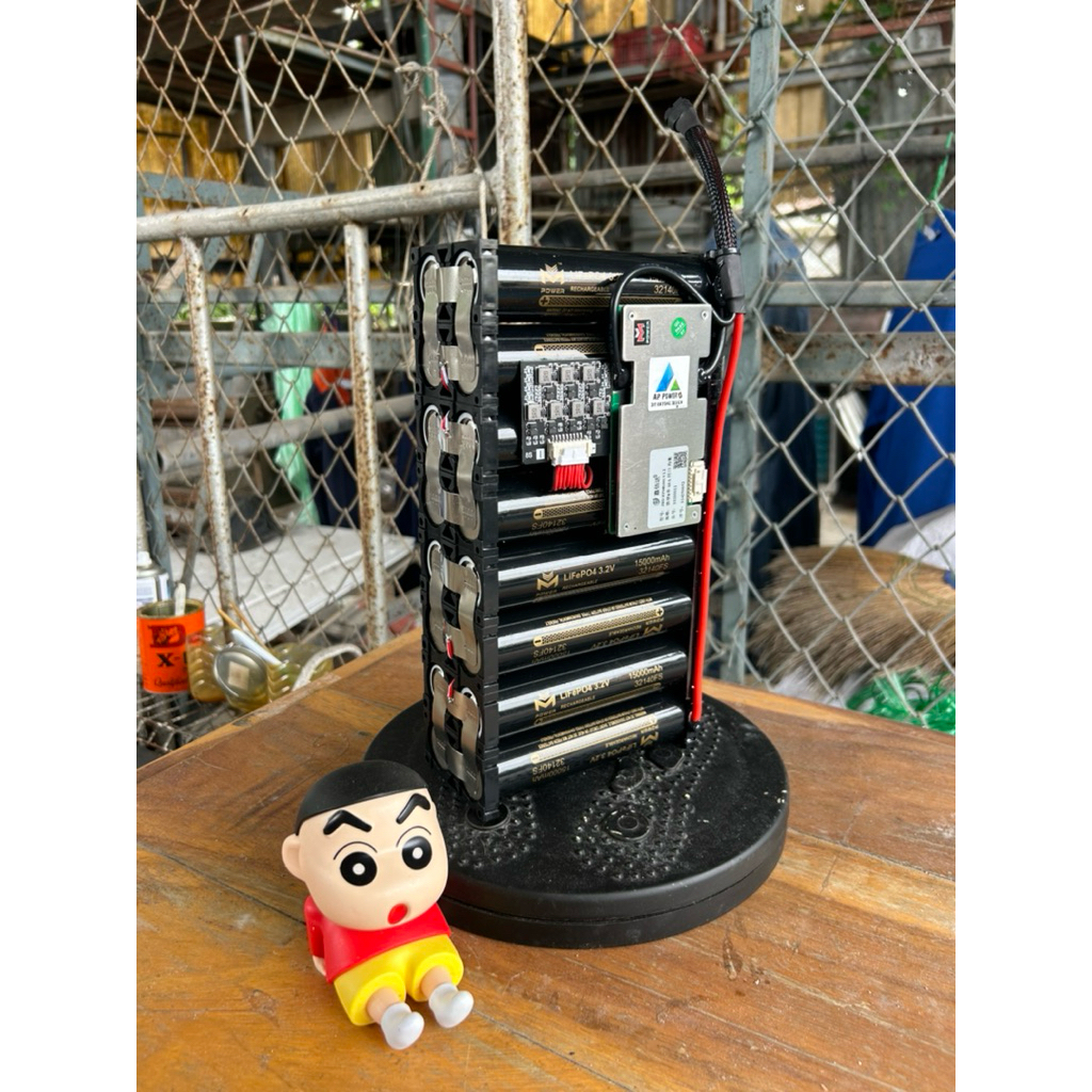 Lifepo4 8S 27V 30000ma Bms jbd 60A+Active balance ที่ชาร์จ5A