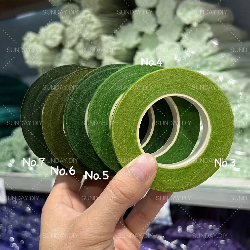 ฟลอร่าเทป Floral Tape เทปพันก้านดอกไม้ DIY งานประดิษฐ์ ยาว27หลา ส่งจากไทย ถ่ายจากสินค้าจริง