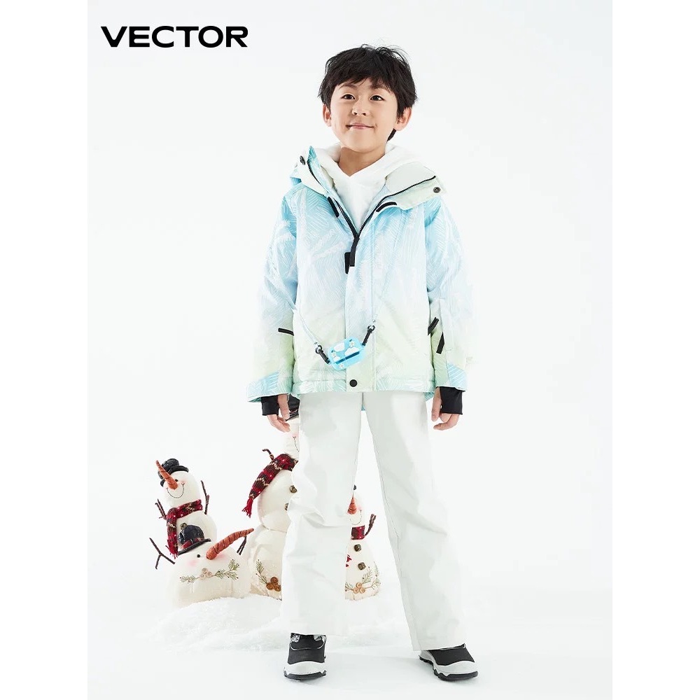 พรีรอไม่นาน กางเกงสกีเด็ก Vector กางเกงเล่นหิมะเด็ก กางเกงกันหนาวติดลบเด็ก ผู้หญิง ผู้ชาย ใส่เล่น Ski & Snowboard - รูปที่ 3