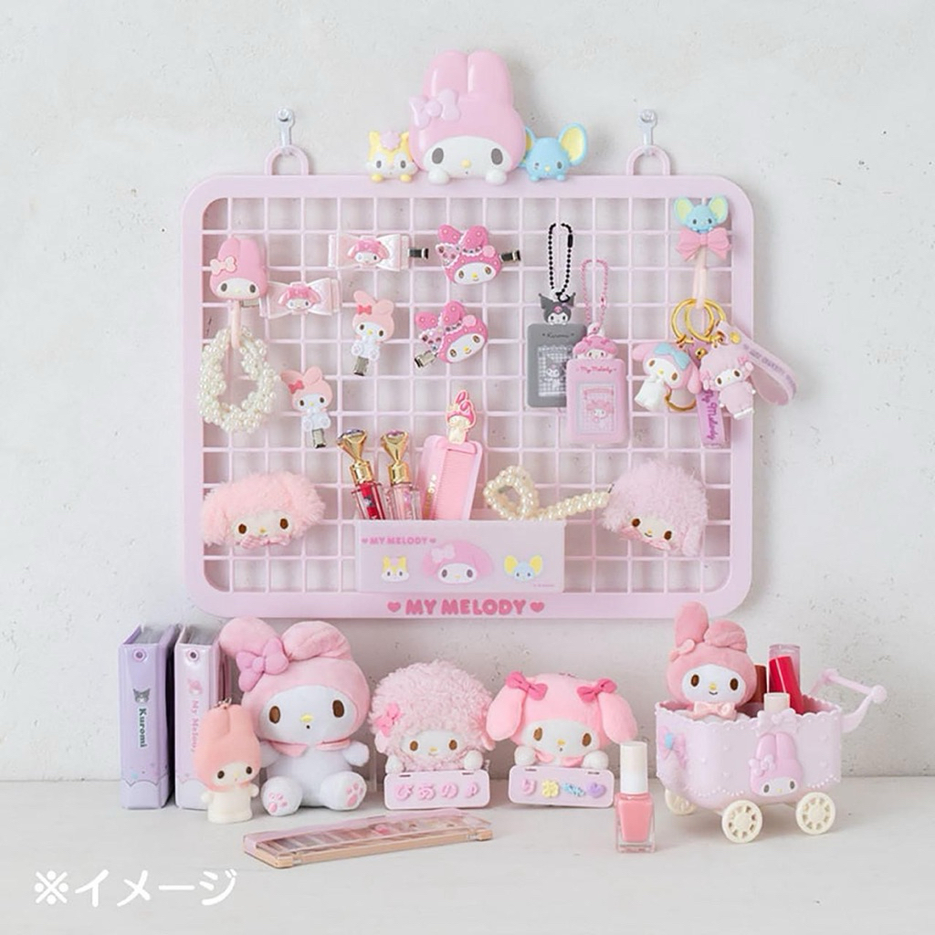 💓ตะแกรง แขวนของ แผงแขวนของ อุปกรณ์แต่งโต๊ะทำงาน Sanrio ลิขสิทธิ์แท้นำเข้าจากญี่ปุ่น💓