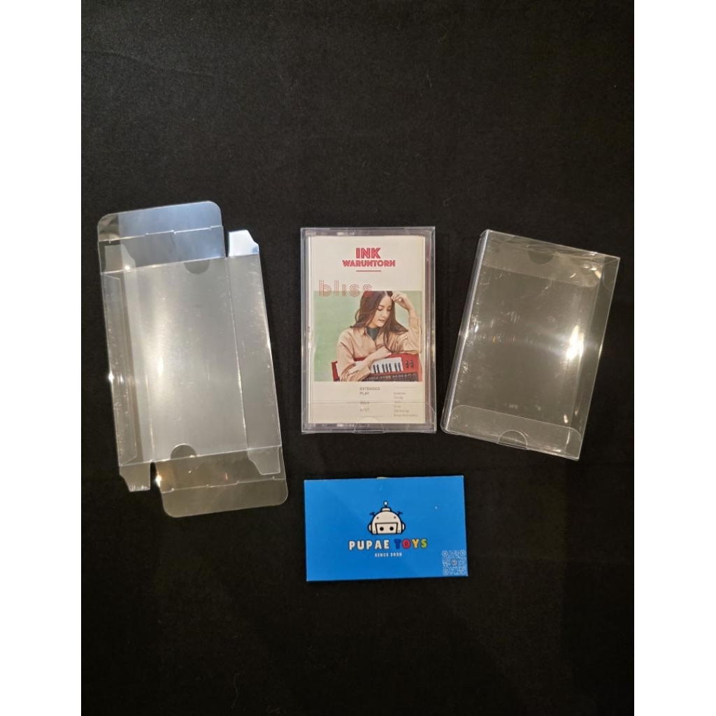 คุณภาพดี💯✳️ กล่องพลาสติกใส (ใสพิเศษ) สำหรับใส่ม้วนเทป หรือ ตลับเกมส์ Famicom