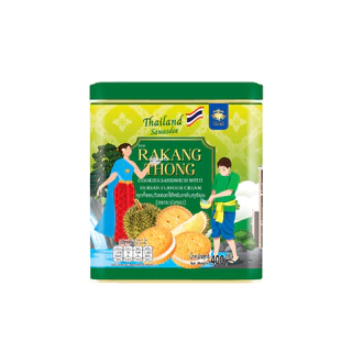 (ผลิตภัณฑ์ใหม่) ขนมปังปิ๊บ 400 กรัม ตราระฆังทอง - KPFOODS [แตกหักง่าย]