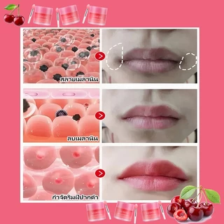 ลดริมฝีปากคล้ำ แก้ดำโดยไม่เด้ง ครีมทาปากชมพู นำเข้าเดิม Lip Sleeping Mask Berry Lip Treatment 20g ลิปมาส์ก ลิปบาล์ม คงคว