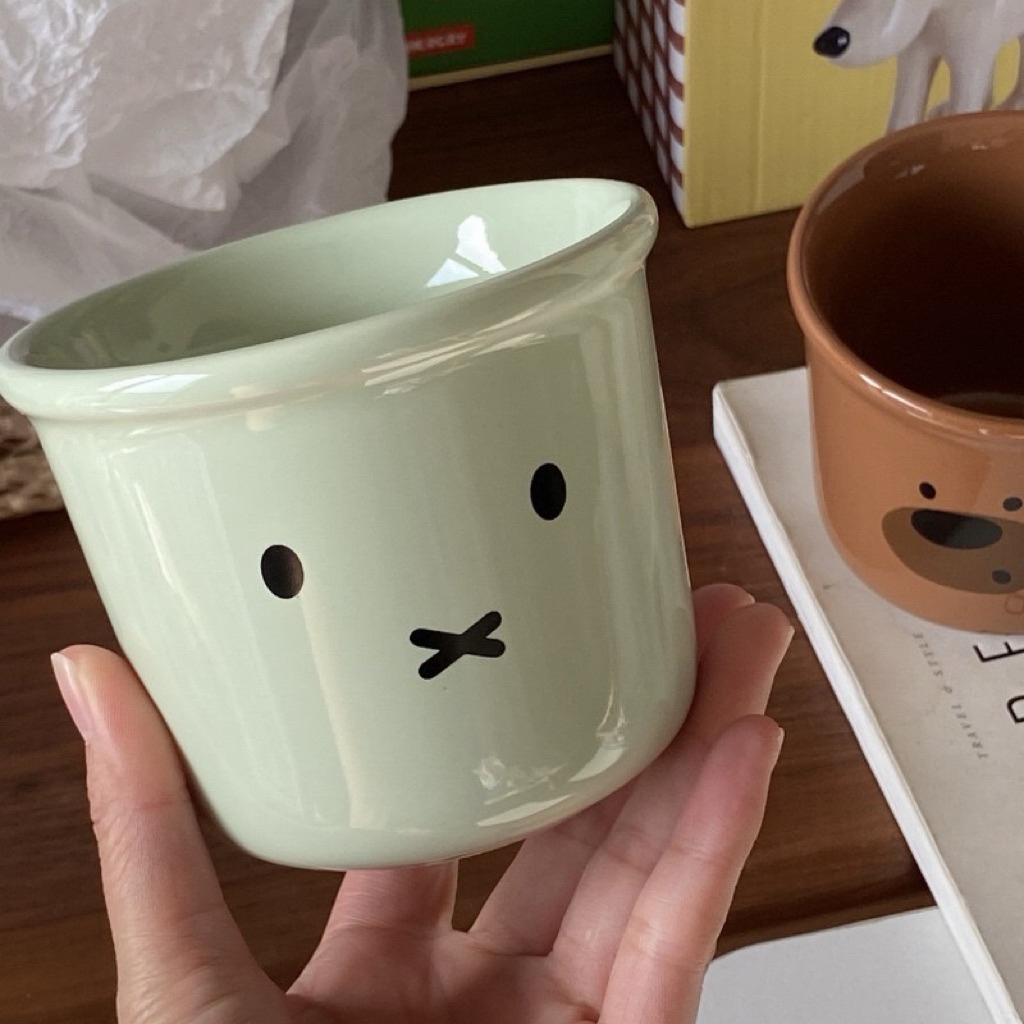 (พร้อมส่งค่ะ) HEYHOMI—แก้วน้ำเซรามิค แก้วกาแฟ ลาย: Miffy รูปที่ 8