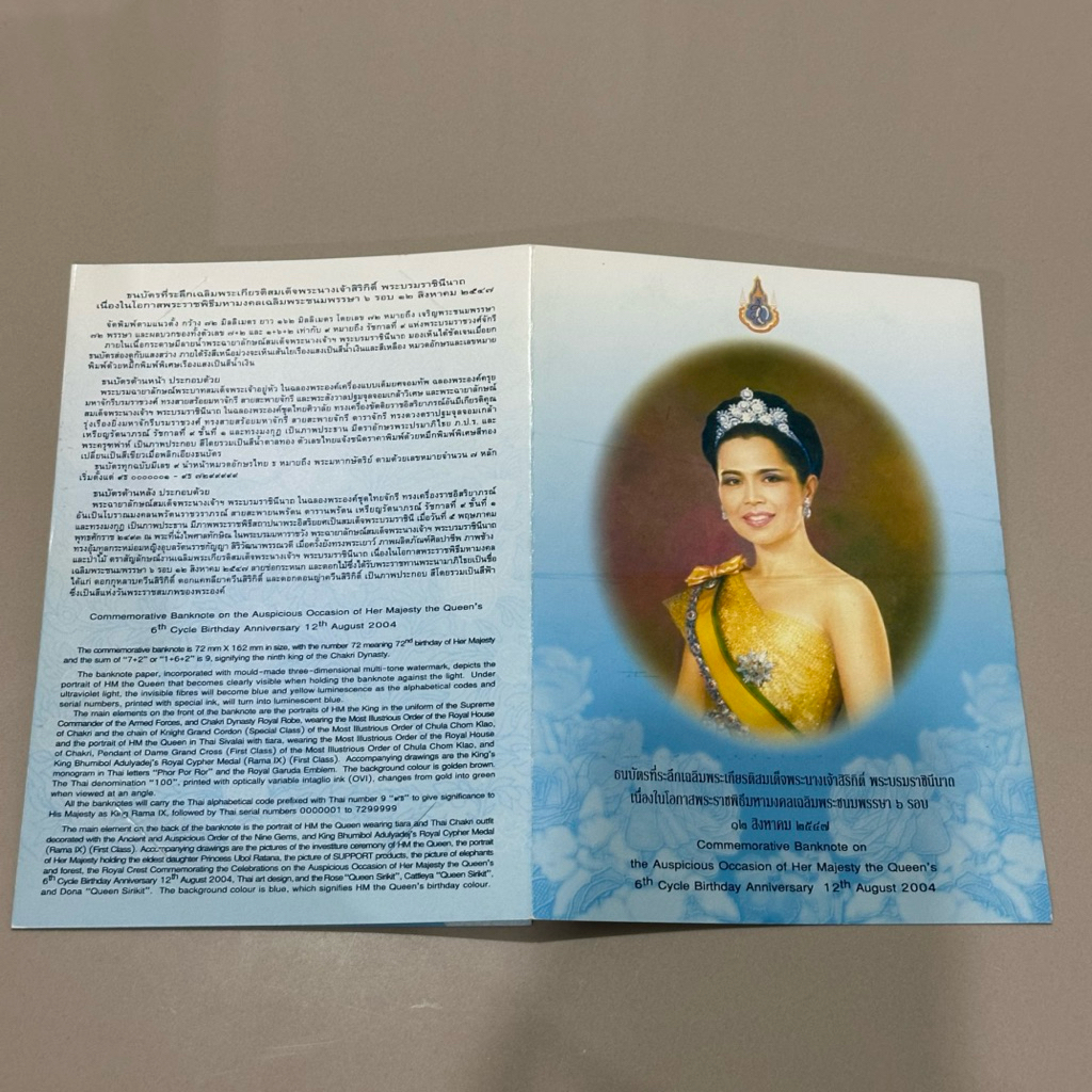 สมุดที่ระลึกพระราชินีแนวตั้งปกสีฟ้า ใส่กรอบรูป มีหลายขนาด ขอรูปเพิ่มเติมได้ทางแชทคะ