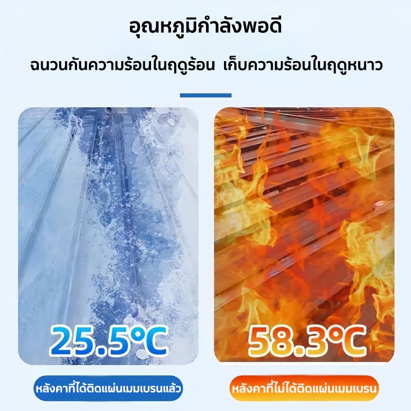 PVC แผ่นกันซึม แผ่นกันซึม เทปกาวกันน้ำ เทปกาวติดท่อ หลังคารั่ว 10m มีกาวในตัวติดตั้งง่าย กาวกันซึม - รูปที่ 7