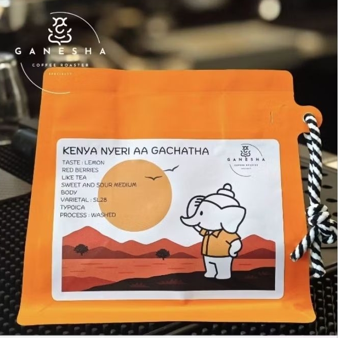 เมล็ดกาแฟคั่ว Kenya Nyeri AA Gachatha 100g