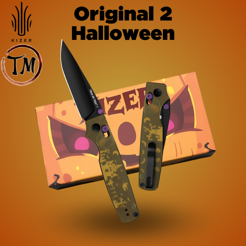 Kizer Original 2 V3605.2MHW2 รุ่นสีลิมิเต็ด Halloween Edition 2025 มีดพับEDC