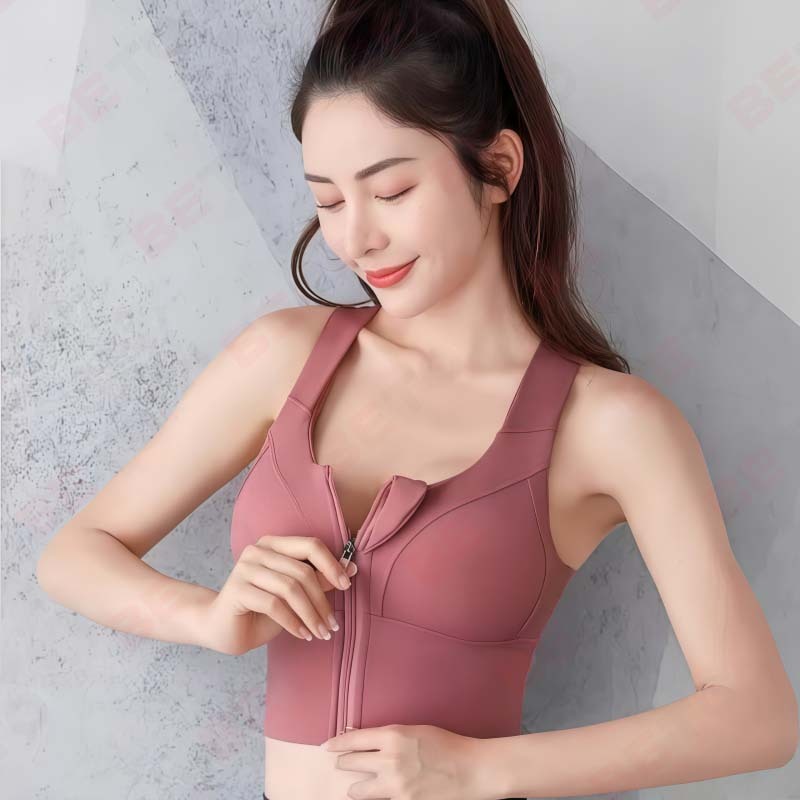 A61-[บราใส่เที่ยวสุดชิค] สปอร์ตบราดีไซน์ซิปหน้า ใส่แมตช์ชุดง่าย ทรงสวยเป๊ะดูแพง ผ้าหนานุ่มไม่บาง งานตรงปก พร้อมส่ง - รูปที่ 3