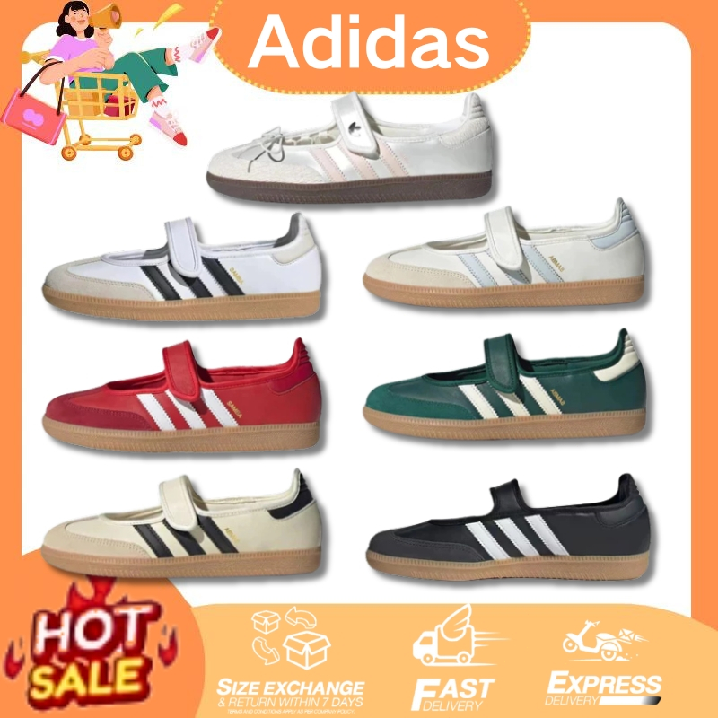 ของแท้ 💯 🎉ADIDAS originals Samba Jane JQ6445/JQ6446/JR1402 รองเท้าแตะ รองเท้า