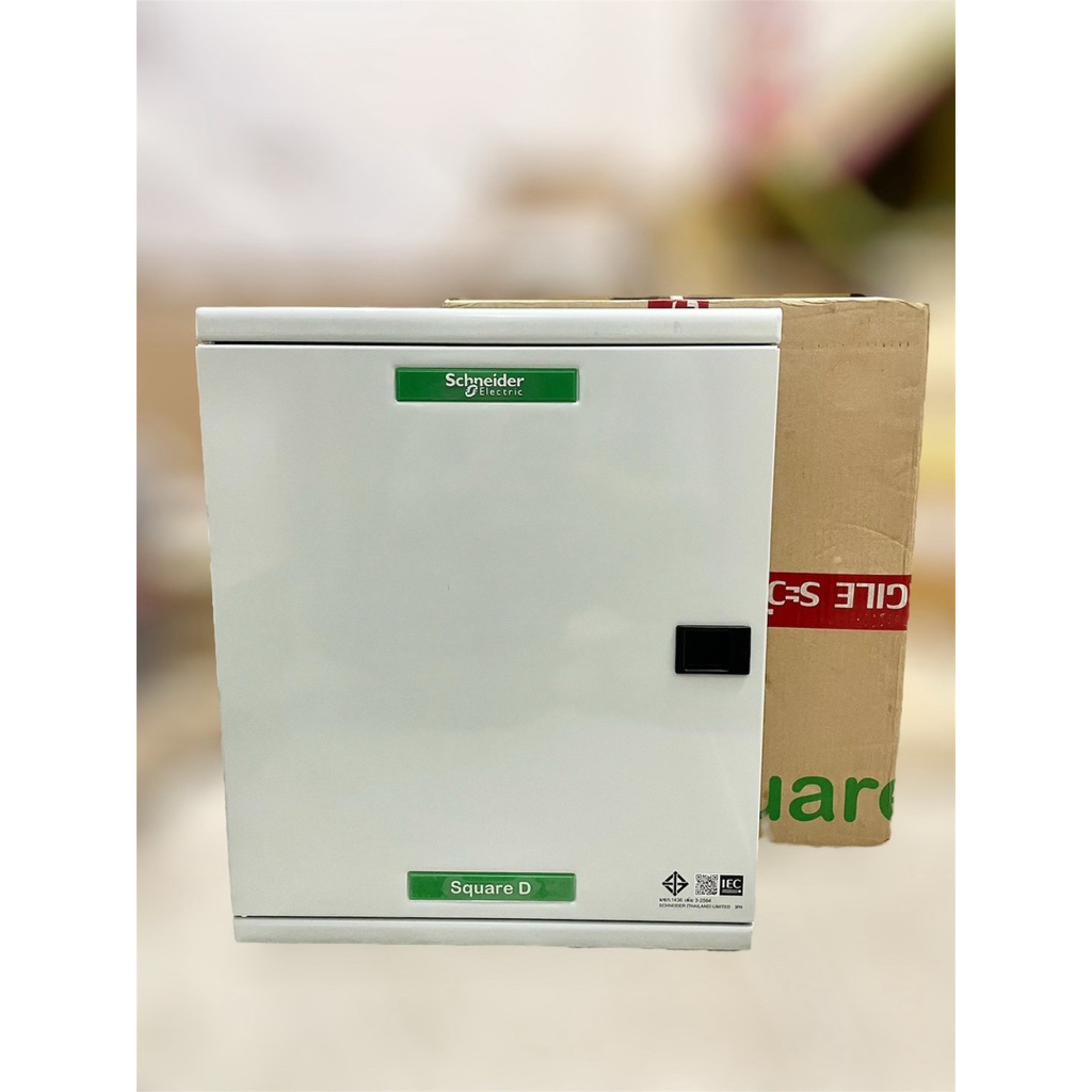 มือหนึ่ง‼️ ตู้โหลดเซนเตอร์แบบมีเมนบาร์ 100A 12ช่อง QO3-100EZ12G/SN (Schneider)