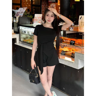 ชุดเซ็ทโชว์ไหล่มัดหน้าคู่ขาสั้น (มน2)
