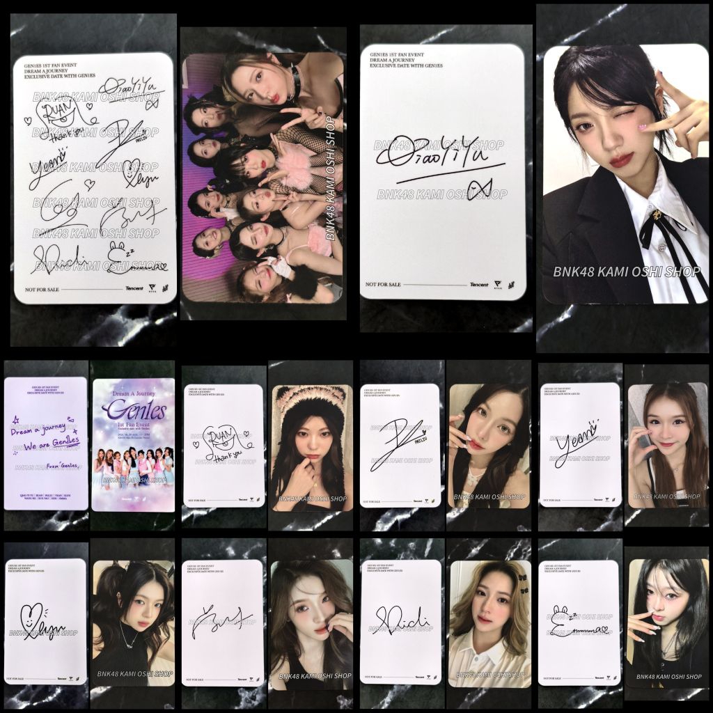 การ์ด Gen1es Card งาน 1st Fan Event Dream a Journey exclusive date with Gen1es Chuangasia Fanmeet Th