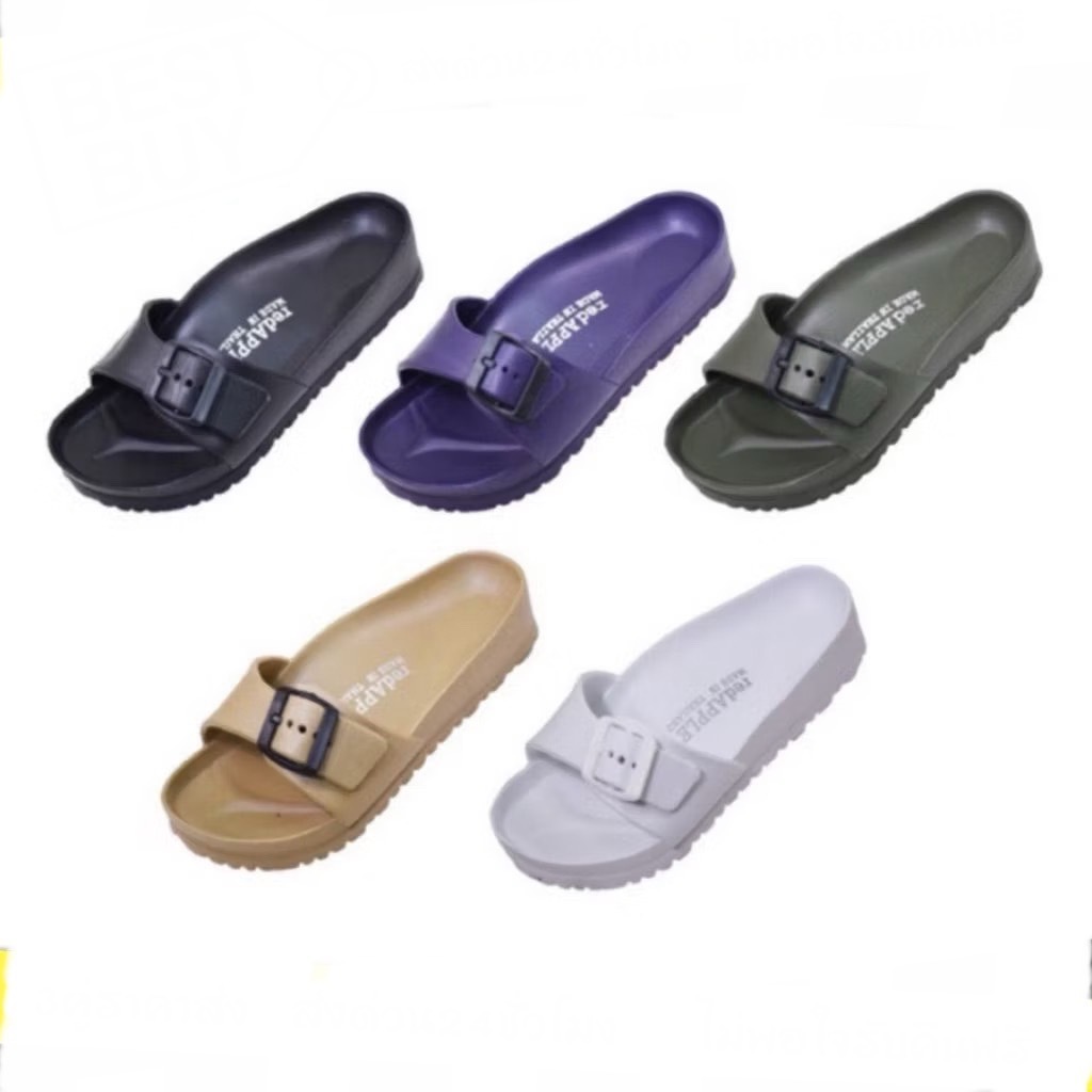 รองเท้าแตะ BG2561 เส้นเดียว  สีดำ/สีขาว ไซส์ 36-41