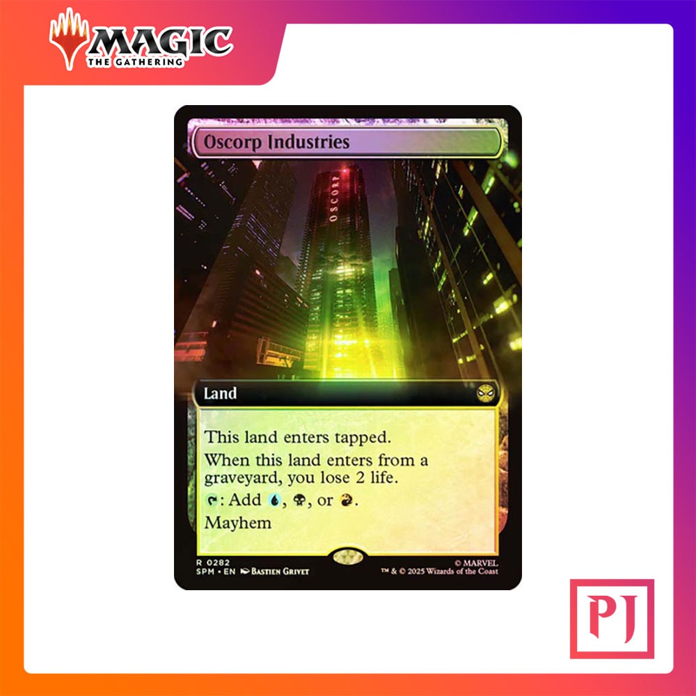 [MTG] Oscorp Industries (Extended Art) [SPM] [LAND] [RARE] [FOIL] [ENG] (การ์ดเมจิค / Magic the Gathering)