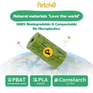 Petcho กล่องถุงขยะสัตว์เลี้ยง ถุงเก็บอึสุนัข ใช้งานง่าย พกพาสะดวก