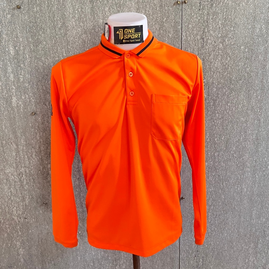 เสื้อโปโลกีฬา EGO SPORT สีส้ม
