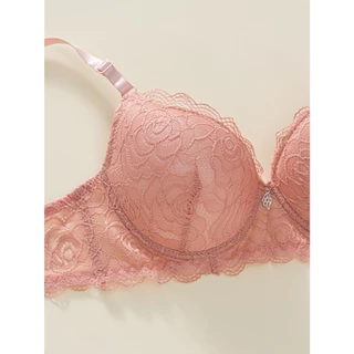 009# AD Bra เสื้อในมีโครง บราลูกไม้ทั้งตัว ไซส์ใหญ่ ฟองบาง 3ตะขอใช้งาน คัพC ชุดชั้นในผู้หญิง พร้อมส่ง