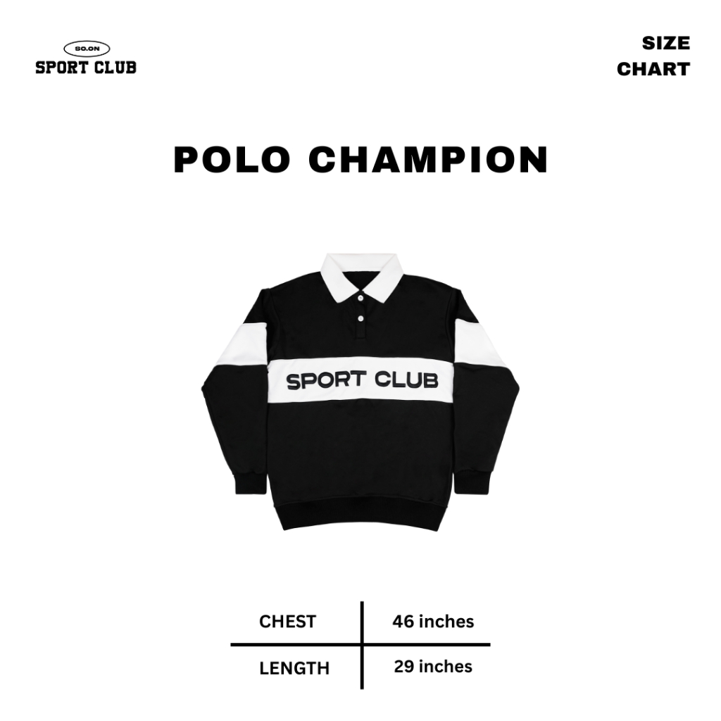 SO.ON : Sport Polo เสื้อโปโล รุ่น Champion ราคา ถูกที่สุด ดีลบีเคเค แกลเลอรีภาพที่ 8