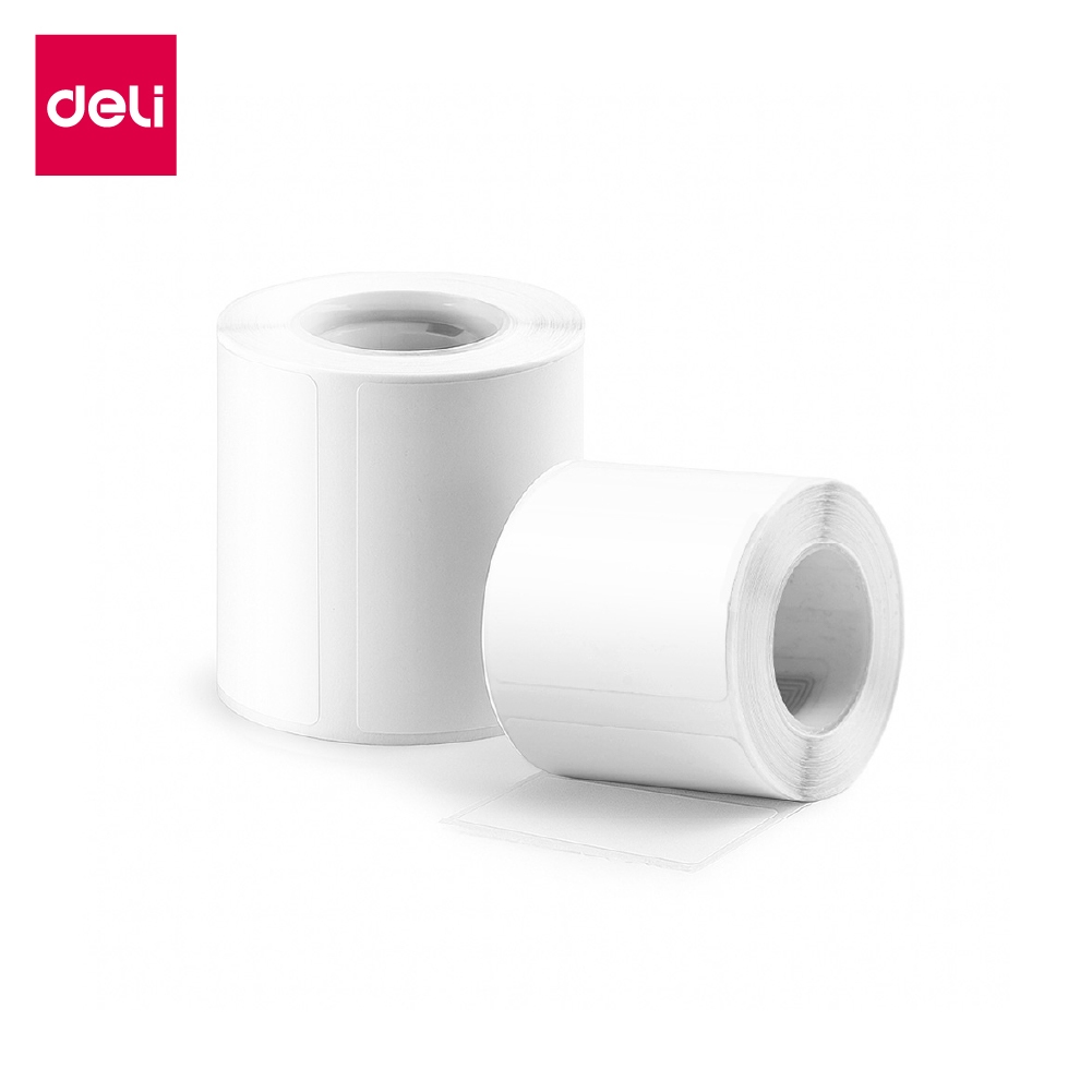 Deli สติกเกอร์ กระดาษความร้อน ติดบาร์โค้ด ป้ายราคา ป้ายผลิตภัณฑ์ ใช้งานได้หลากหลาย Label Printer