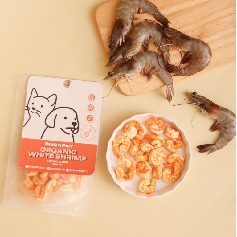 BARK N PURR กุ้งออร์แกนิก (Freeze Dry)