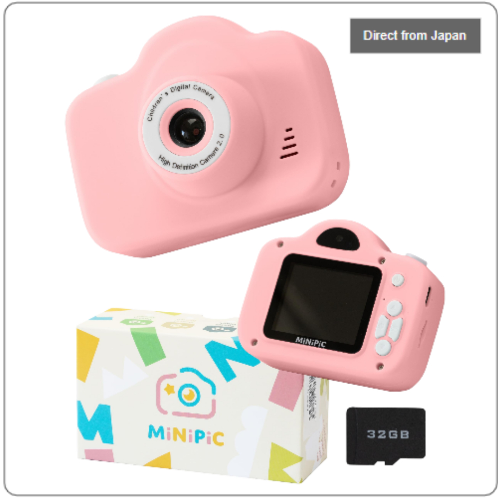 MiNiPiC MiniPic Kids Camera, Toy Camera for Kids, JPEG, CMOS, MiNiPiC Pastel, Compact, Auto Power Of