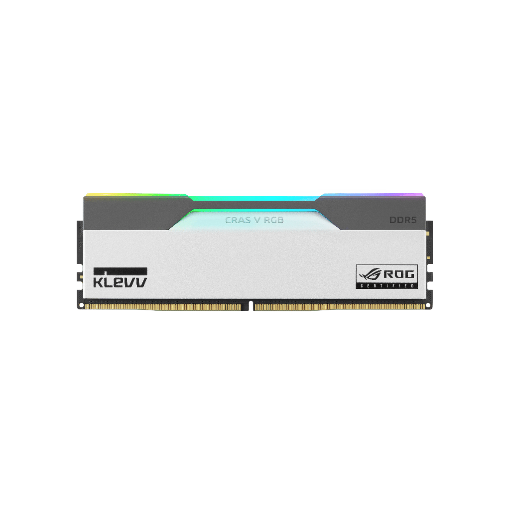 KLEVV CRAS V RGB ROG CERTIFIED DDR5 Gaming OC Memory - 32GB (16GBx2) 6200MHz