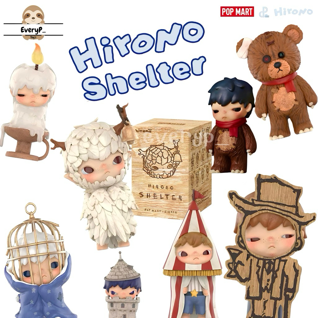 (Live/วีดิโอลด100฿) กล่องสุ่มฮิโรโนะ 🕯️ Hirono Shelter Series Figures โนะV6