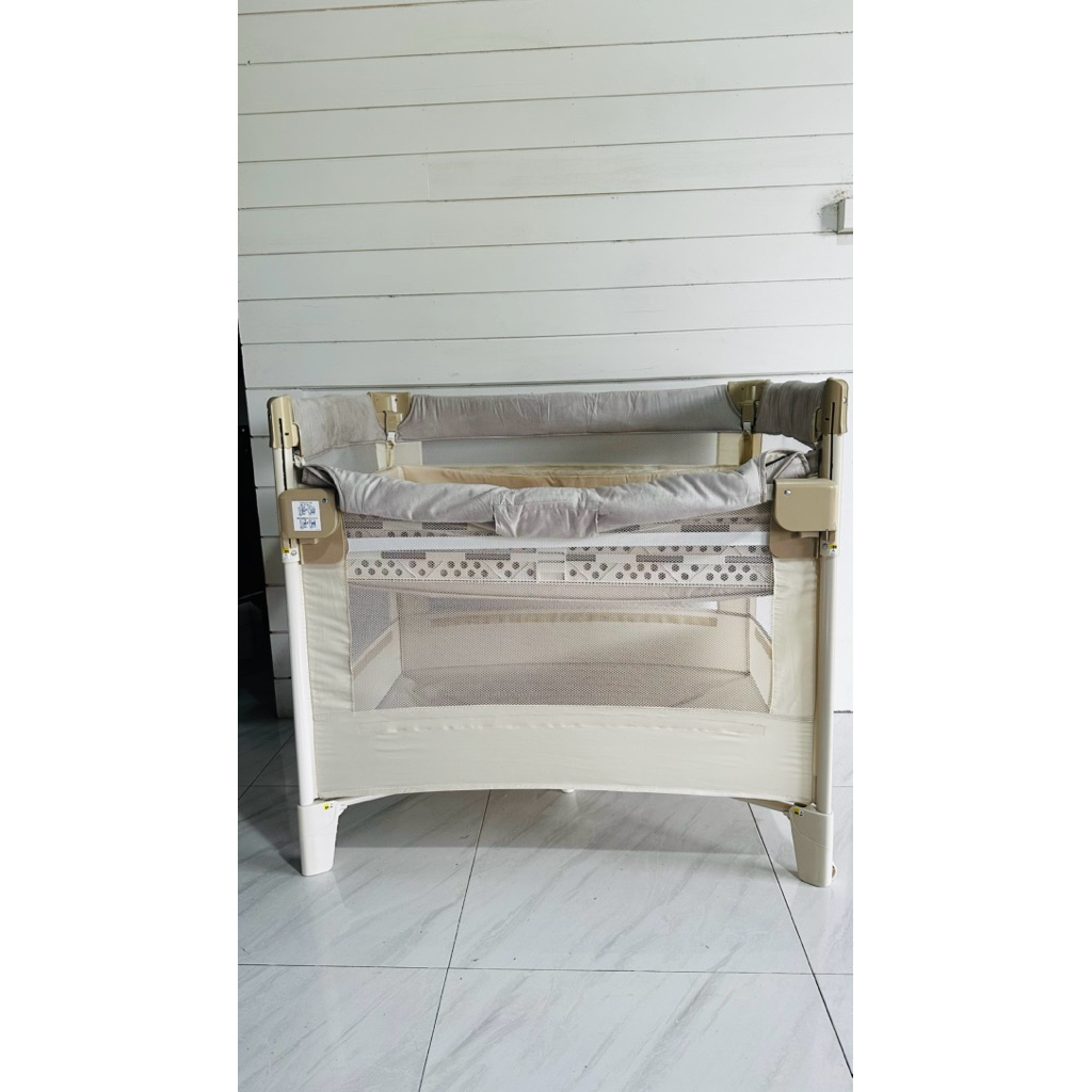 Aprica coconel air สีครีมเทา 2ชั้น มือสองสภาพดี