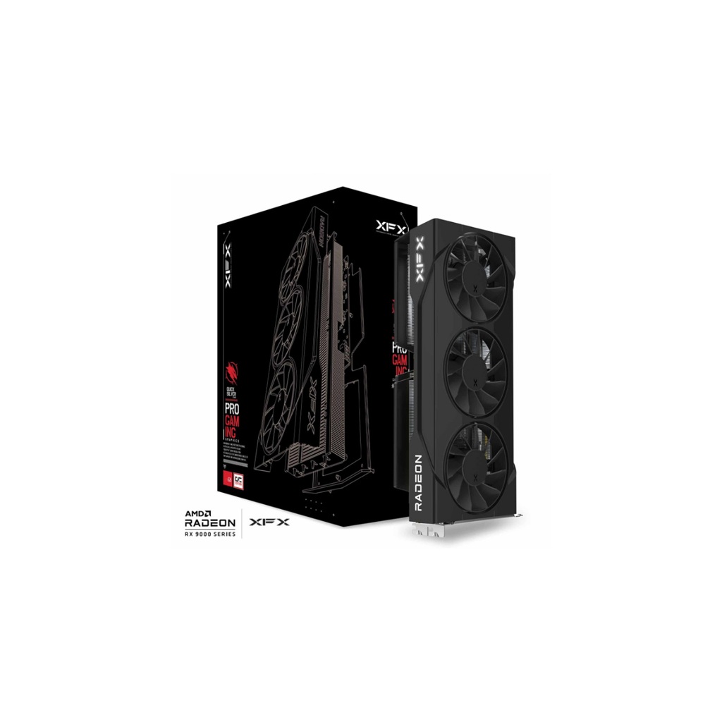 XFX Swift AMD Radeon RX 9060XT OC Triple Fan Gaming Edition 16GB(สินค้าใหม่ กล่องชำรุด ประกัน 3 ปี)