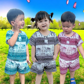 ชุดช้างเด็ก size1-6 เกรดพรีเมี่ยม ใส่ได้ทั้งน้องผู้หญิงและน้…