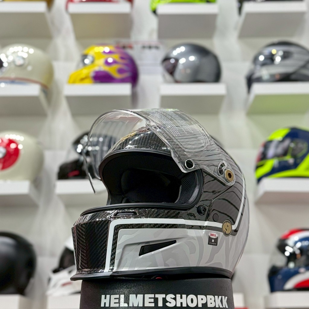 หมวกกันน็อคเต็มใบคาร์บอน BELL ELIMINATOR CARBON RSD JOURNEY HELMET