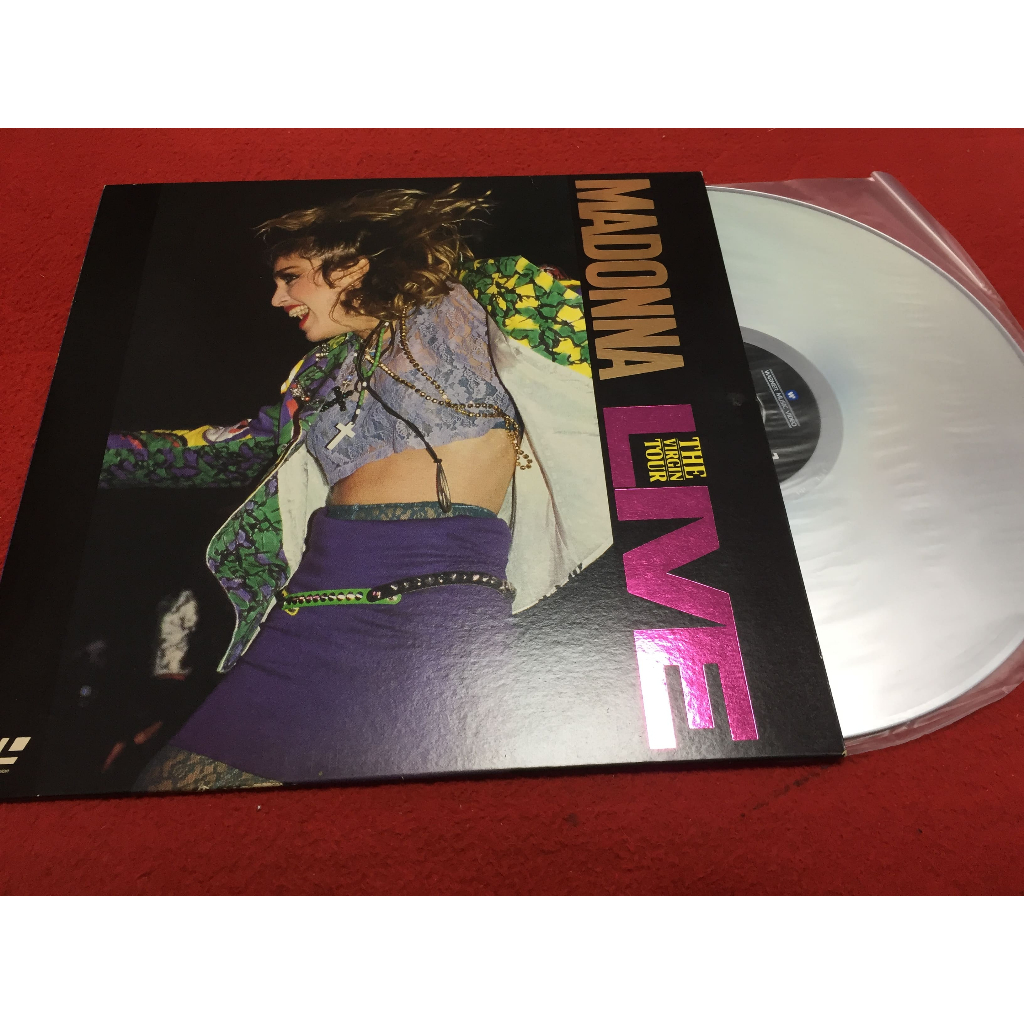 Madonna Live -  The Virgin Tour ขนาด 12 นิ้ว LaserDisc B-1