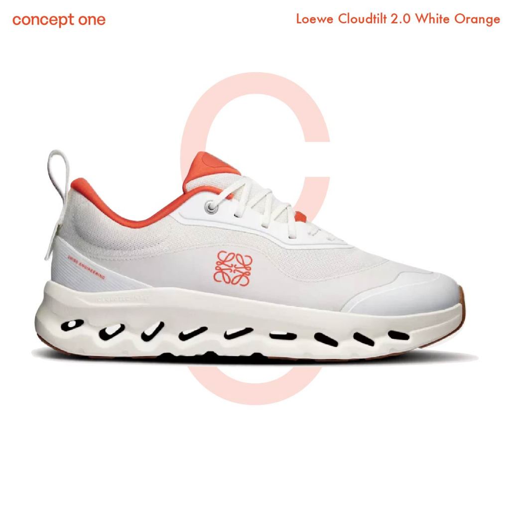 Conceptone Loewe X On Cloudtilt 2.0 White Orange (W) รองเท้าผ้าใบ