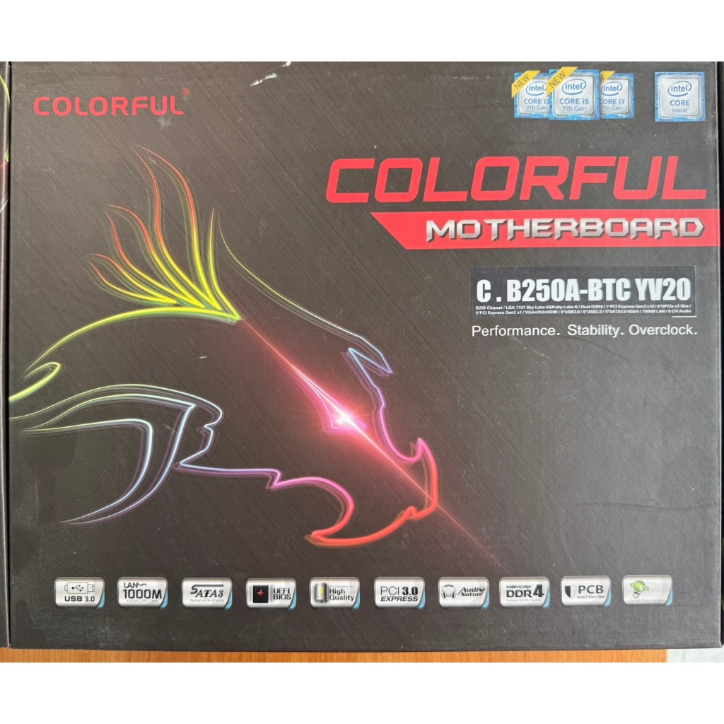 MAINBOARD (เมนบอร์ด) 1151 C.B250A BTC YV20 COLORFUL มือสอง