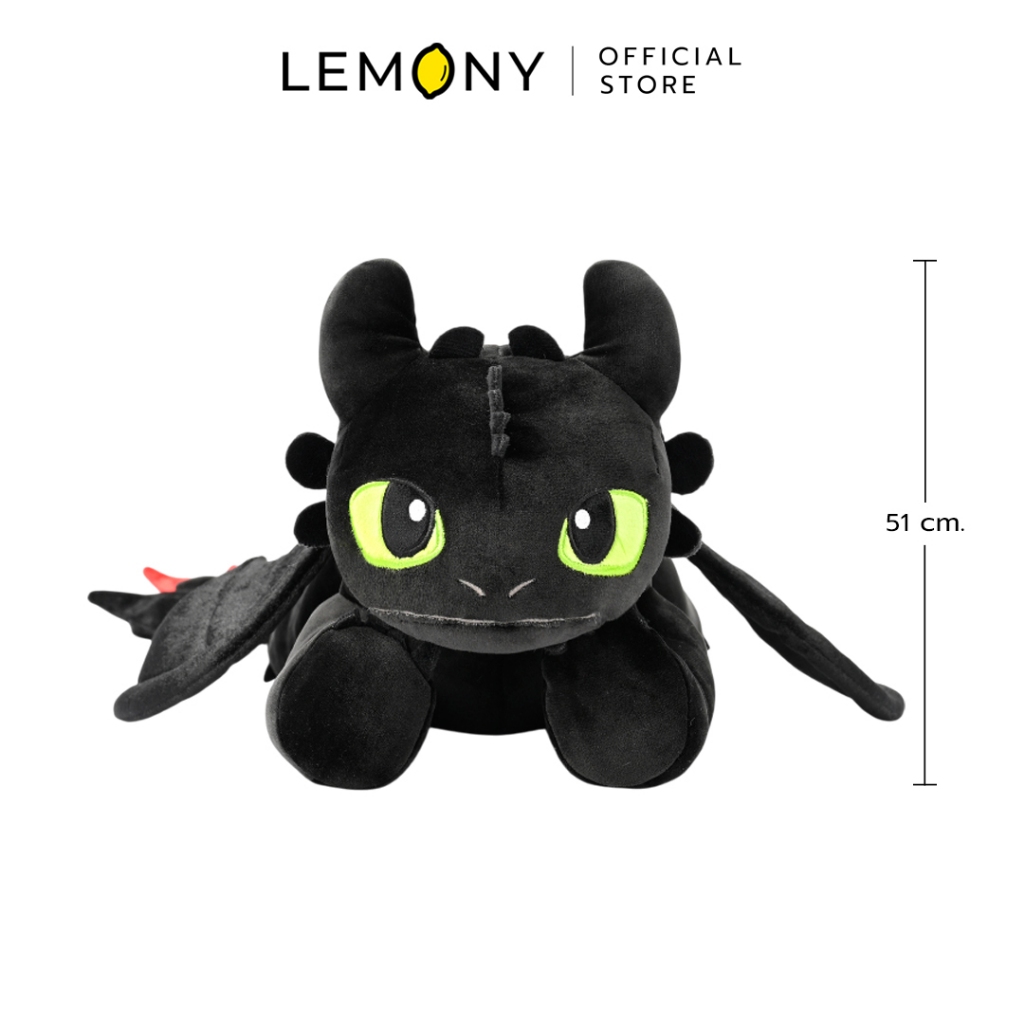 LEMONY ตุ๊กตาเขี้ยวกุด แบบนอน ขนาด 51 ซม. Universal How to Train Your Dragon Collection