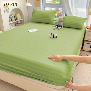 ผ้าปูที่นอน Satin 3ฟุต 3.5ฟุต 5ฟุต 6ฟุต ชุดผ้าปูที่นอน(ผ้าปูเตียง+ปลอกหมอน) สูง 10นิ้ว ไร้รอยต่อ