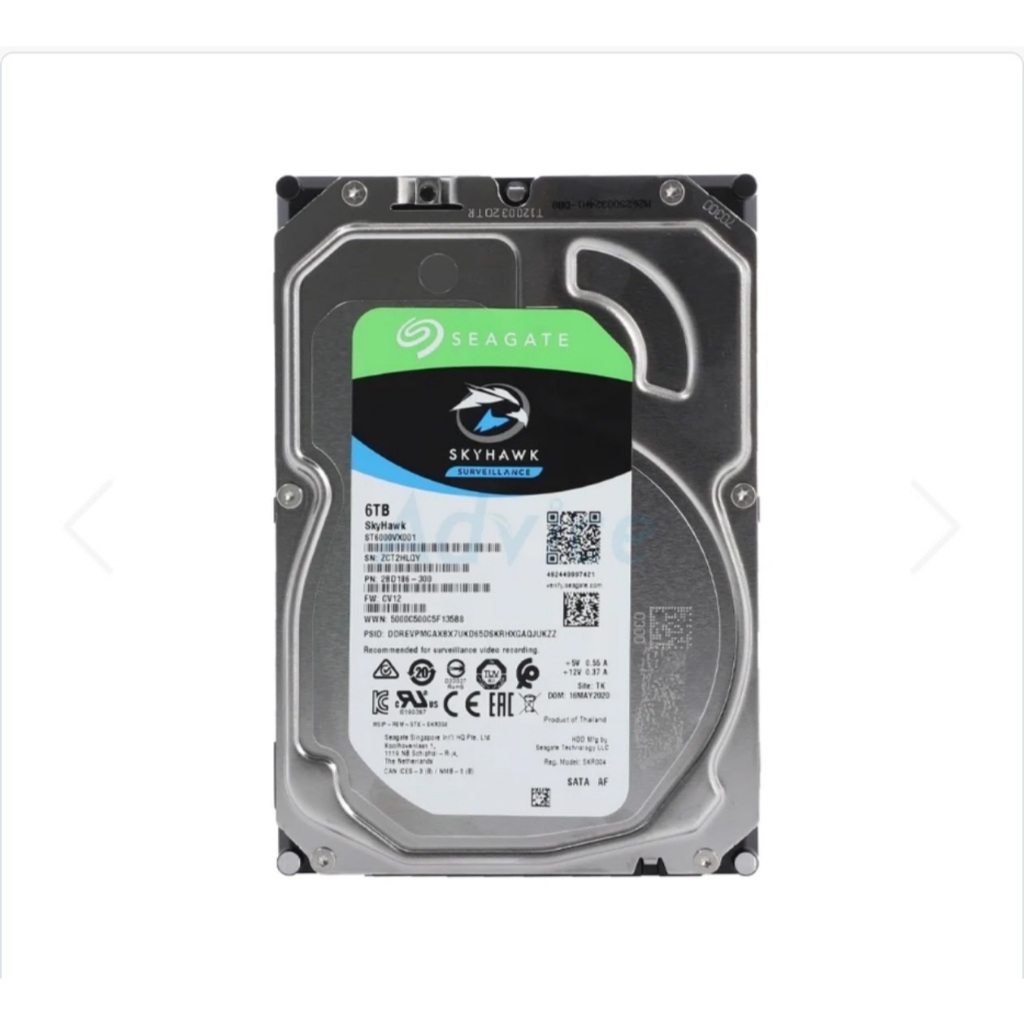 Seagate SkyHawk HDD 6TB ST6000VX001 5400RPM