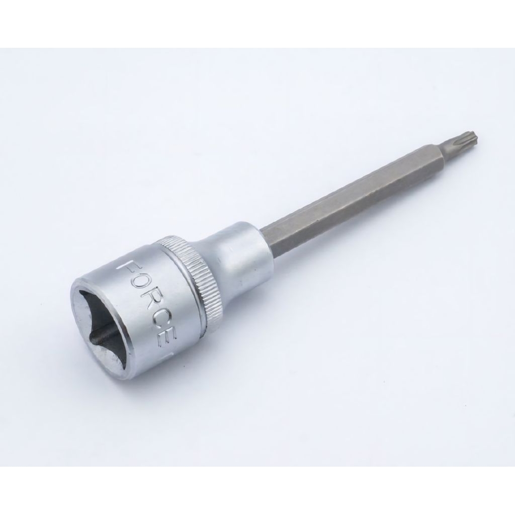 FORCE 34710020 ลูกบ็อกเดือยจีบรู1/2"L100มม T20H F131-34710020